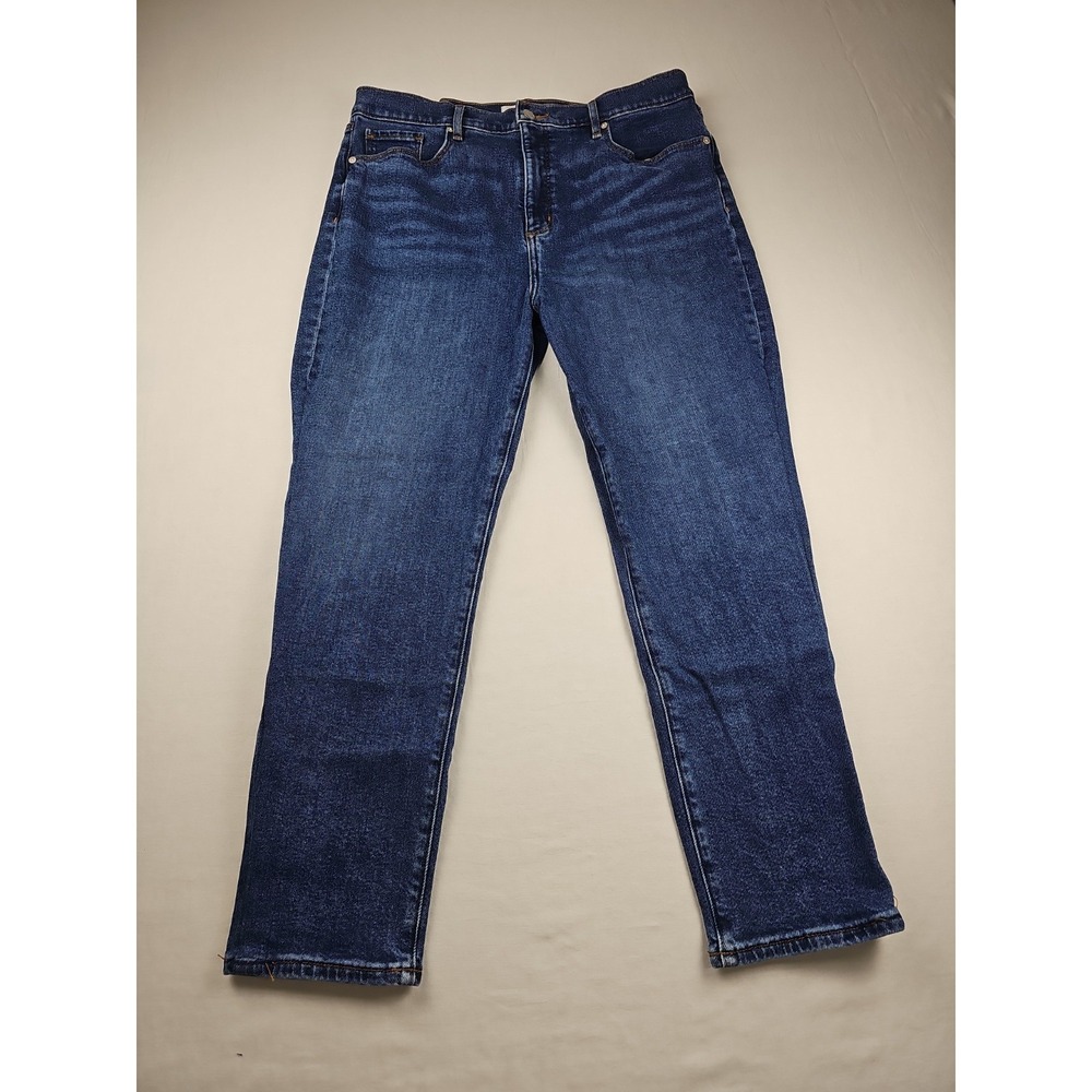 LOFT Jeans Women 32/14 The Slim Dark Blue Denim